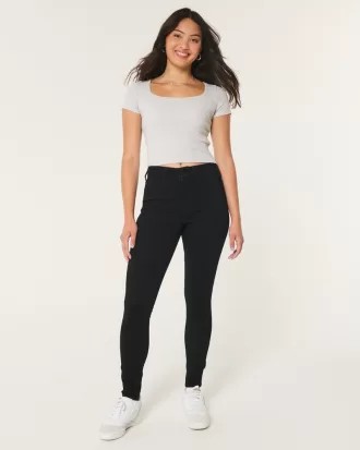 Curvy High-Rise Black Super Skinny Jeans,Curvy High-Rise Black Super Skinny Jeans