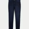 Curvy High-Rise Dark Wash Super Skinny Jeans,Curvy High-Rise Dark Wash Super Skinny Jeans