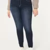 Curvy High-Rise Dark Wash Super Skinny Jeans,Curvy High-Rise Dark Wash Super Skinny Jeans
