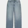 Curvy High-Rise Medium Wash Baggy Jeans,Curvy High-Rise Medium Wash Baggy Jeans