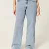 Curvy High-Rise Medium Wash Baggy Jeans,Curvy High-Rise Medium Wash Baggy Jeans
