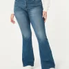Curvy High-Rise Medium Wash Flare Jeans,Curvy High-Rise Medium Wash Flare Jeans