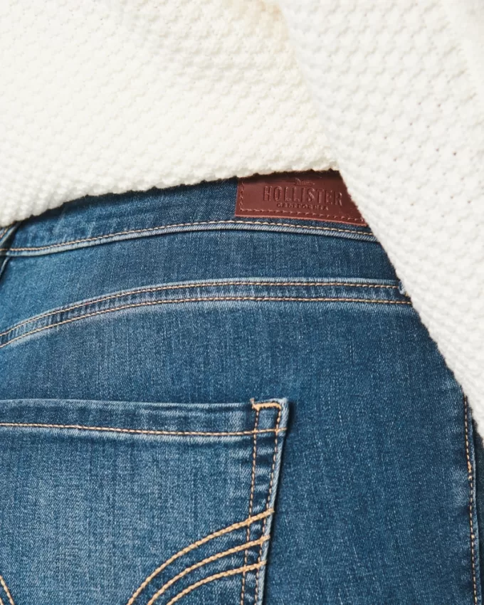 Curvy High-Rise Medium Wash Flare Jeans,Curvy High-Rise Medium Wash Flare Jeans