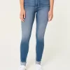 Curvy High-Rise Medium Wash Super Skinny Jeans,Curvy High-Rise Medium Wash Super Skinny Jeans