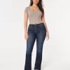 Curvy Mid-Rise Dark Wash Boot Jeans,Curvy Mid-Rise Dark Wash Boot Jeans