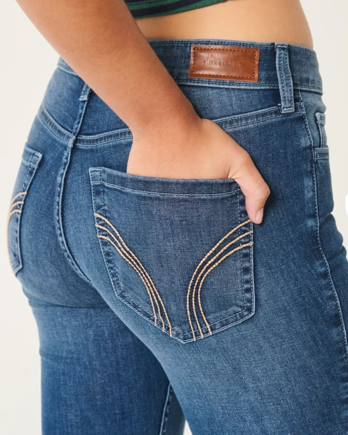 Curvy Mid-Rise Dark Wash Boot Jeans,Curvy Mid-Rise Dark Wash Boot Jeans