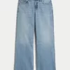 Curvy Mid-Rise Light Wash Baggy Jeans,Curvy Mid-Rise Light Wash Baggy Jeans