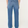 Curvy Ultra High-Rise Ripped Medium Wash Dad Jeans,Curvy Ultra High-Rise Ripped Medium Wash Dad Jeans