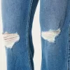Curvy Ultra High-Rise Ripped Medium Wash Dad Jeans,Curvy Ultra High-Rise Ripped Medium Wash Dad Jeans