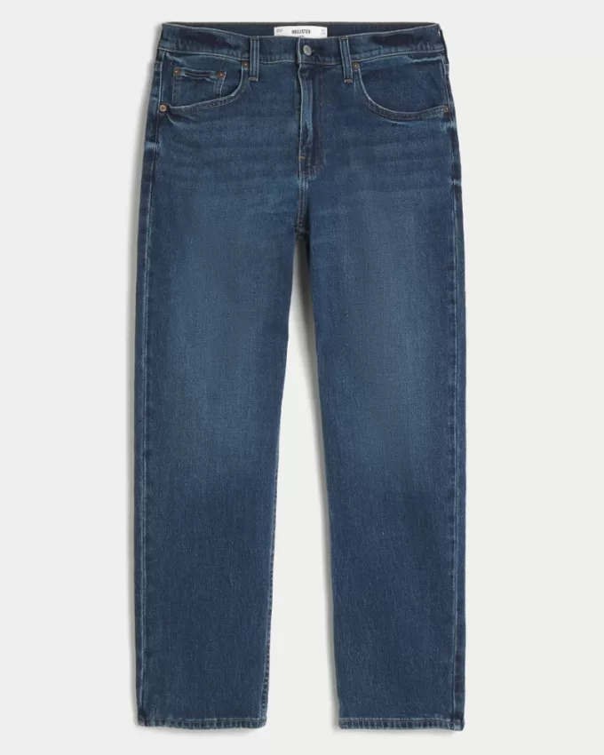 Dark Wash Loose Jeans,Dark Wash Loose Jeans