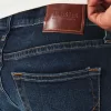 Dark Wash Slim Straight Jeans,Dark Wash Slim Straight Jeans