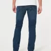 Dark Wash Slim Straight Jeans,Dark Wash Slim Straight Jeans