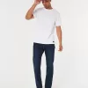 Dark Wash Straight Jeans,Dark Wash Straight Jeans