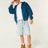 Distressed Baggy Jean Shorts,Distressed Baggy Jean Shorts