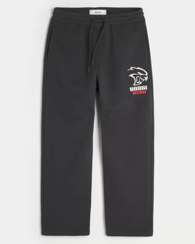 Dodge Hellcat Graphic Baggy Sweatpants,Dodge Hellcat Graphic Baggy Sweatpants