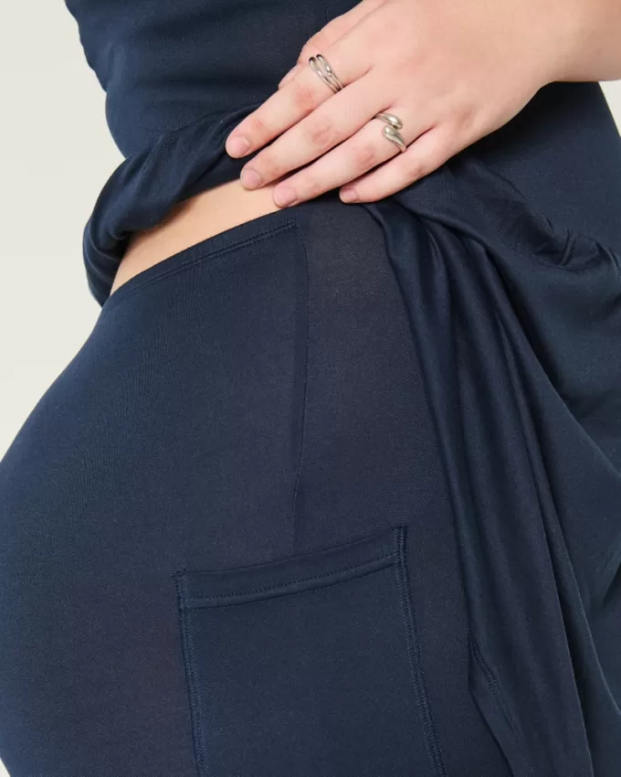 Drop-Waist Knit Mini Dress,Drop-Waist Knit Mini Dress