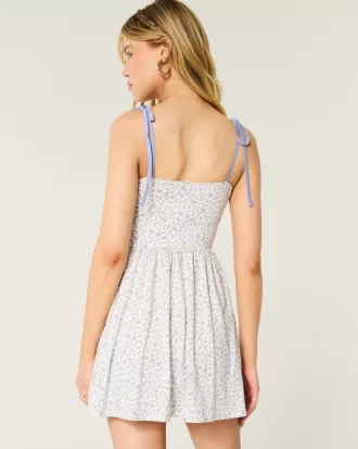 Drop-Waist Knit Mini Dress,Drop-Waist Knit Mini Dress