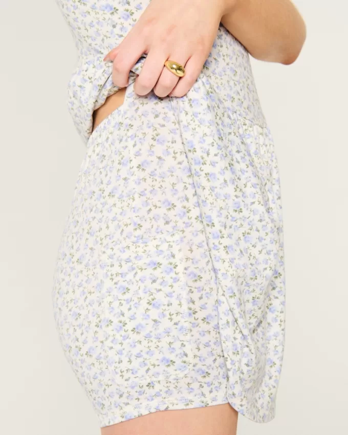 Drop-Waist Knit Mini Dress,Drop-Waist Knit Mini Dress