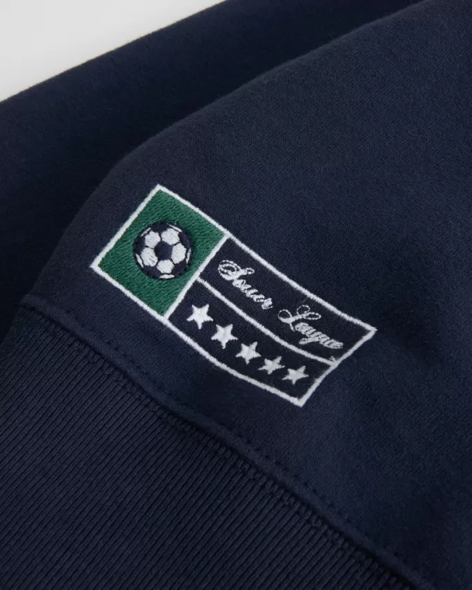 Easy Barcelona Graphic Soccer Sweatshirt,Easy Barcelona Graphic Soccer Sweatshirt