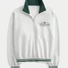 Easy Boston LA Cycling Club Graphic Half-Zip Sweatshirt,Easy Boston LA Cycling Club Graphic Half-Zip Sweatshirt