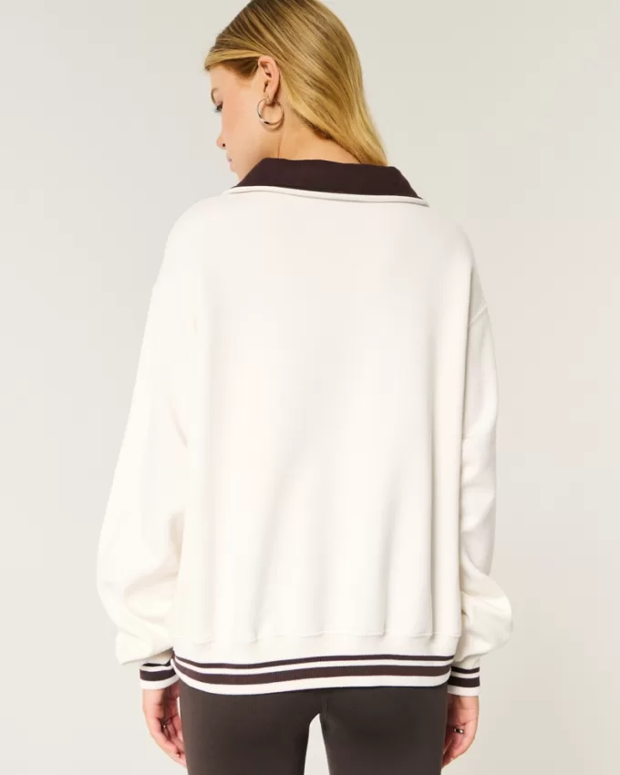 Easy Boston Tennis Club Graphic Half-Zip Sweatshirt,Easy Boston Tennis Club Graphic Half-Zip Sweatshirt