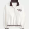 Easy Boston Tennis Club Graphic Half-Zip Sweatshirt,Easy Boston Tennis Club Graphic Half-Zip Sweatshirt