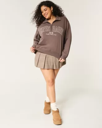 Easy Copenhagen Graphic Half-Zip Sweatshirt,Easy Copenhagen Graphic Half-Zip Sweatshirt