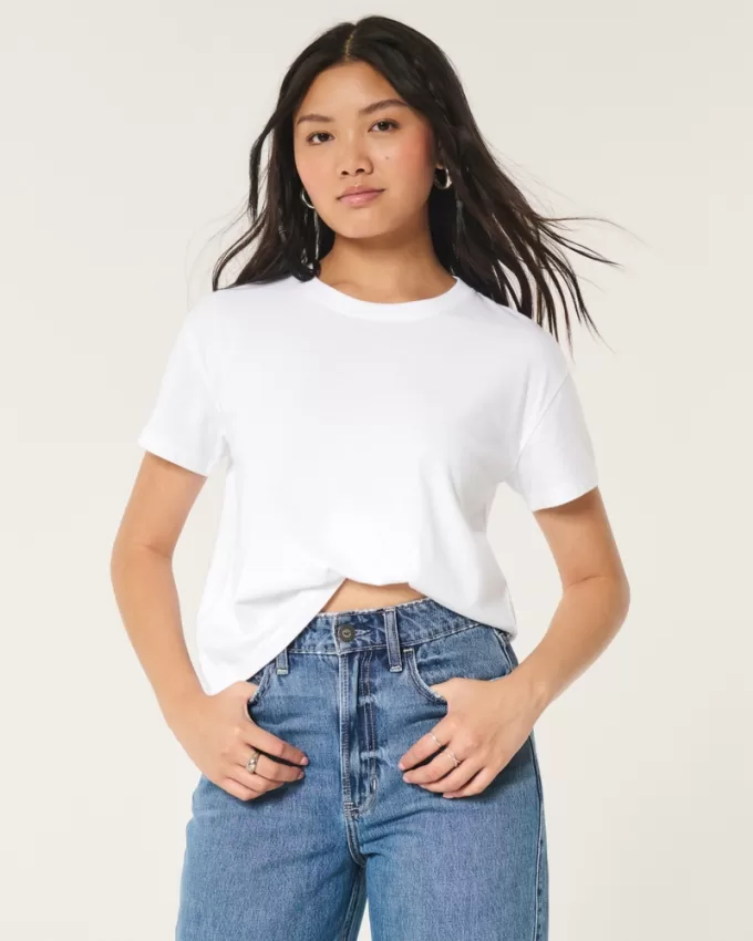 Easy Cotton Crew T-Shirt,Easy Cotton Crew T-Shirt