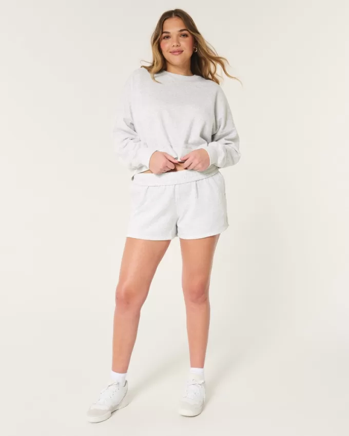Easy Crew Sweatshirt & Fleece Shorts Bundle,Easy Crew Sweatshirt & Fleece Shorts Bundle