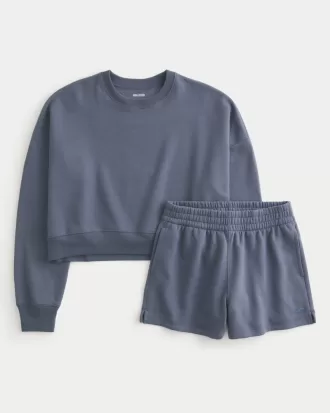 Easy Crew Sweatshirt & Fleece Shorts Bundle,Easy Crew Sweatshirt & Fleece Shorts Bundle