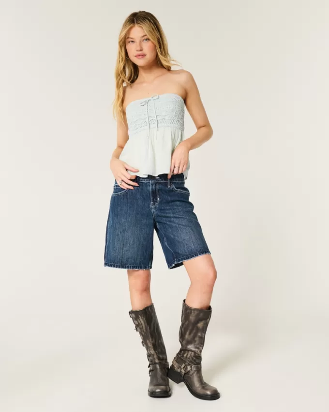 Easy Crochet-Style Babydoll Top,Easy Crochet-Style Babydoll Top