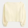 Easy Double Off-the-Shoulder Sweatshirt,Easy Double Off-the-Shoulder Sweatshirt