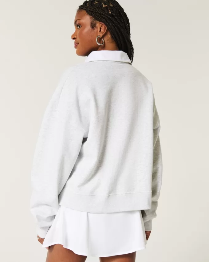 Easy Fleece West Village Graphic Rugby Polo,Easy Fleece West Village Graphic Rugby Polo