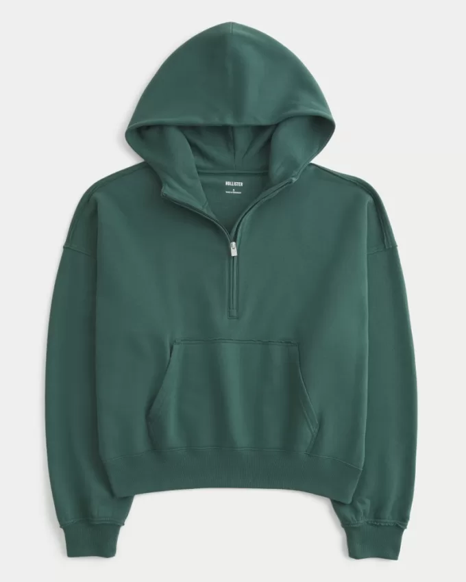 Easy Half-Zip Hoodie,Easy Half-Zip Hoodie