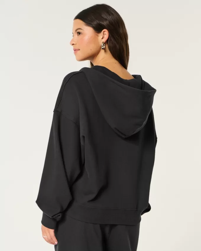 Easy Half-Zip Hoodie,Easy Half-Zip Hoodie