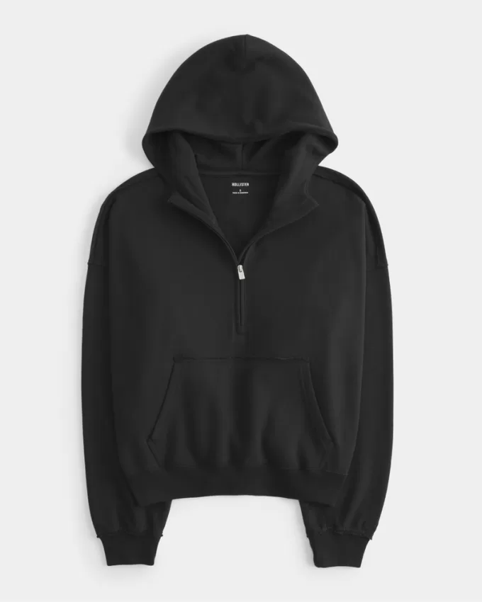 Easy Half-Zip Hoodie,Easy Half-Zip Hoodie