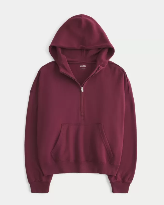 Easy Half-Zip Hoodie,Easy Half-Zip Hoodie