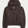 Easy Half-Zip Hoodie,Easy Half-Zip Hoodie
