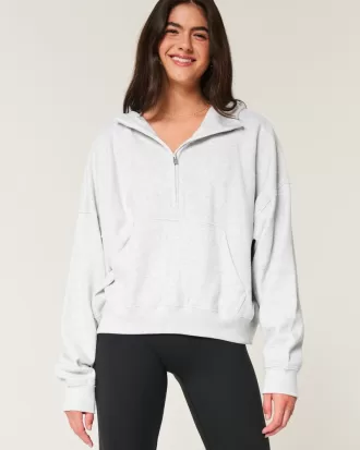 Easy Half-Zip Hoodie,Easy Half-Zip Hoodie