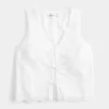 Easy Linen-Blend Tie-Front Vest,Easy Linen-Blend Tie-Front Vest