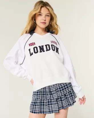 Easy London Graphic Soccer Sweatshirt,Easy London Graphic Soccer Sweatshirt