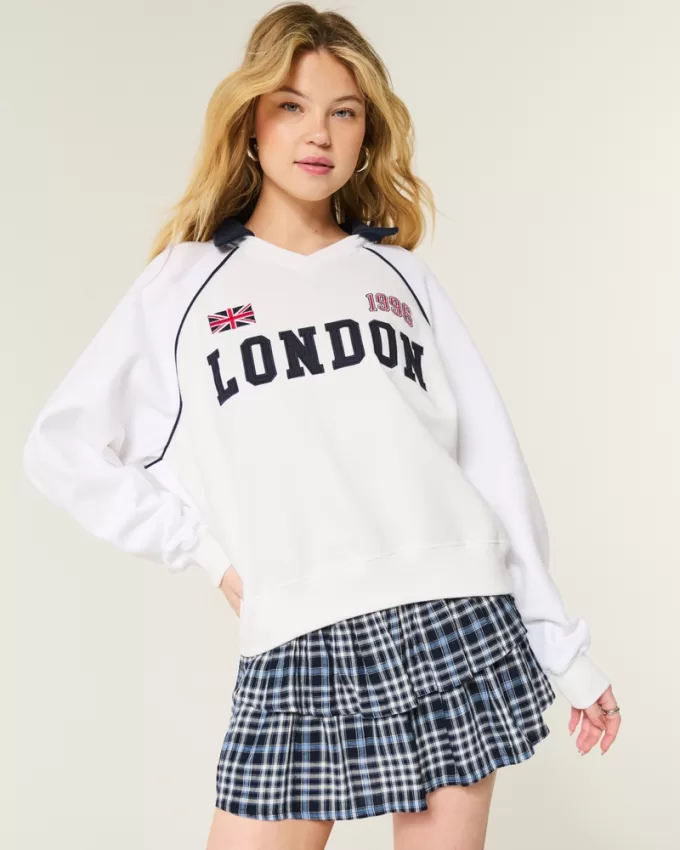 Easy London Graphic Soccer Sweatshirt,Easy London Graphic Soccer Sweatshirt