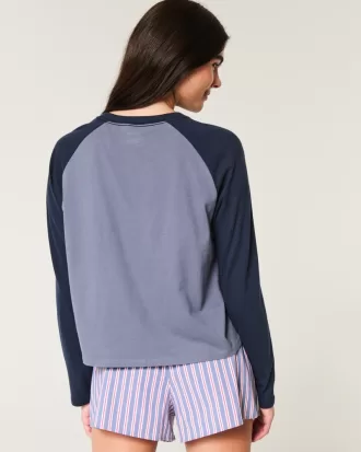 Easy Long-Sleeve Raglan T-Shirt,Easy Long-Sleeve Raglan T-Shirt