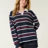 Easy Long-Sleeve Rugby Polo,Easy Long-Sleeve Rugby Polo