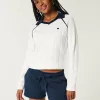 Easy Long-Sleeve Sweater Polo,Easy Long-Sleeve Sweater Polo