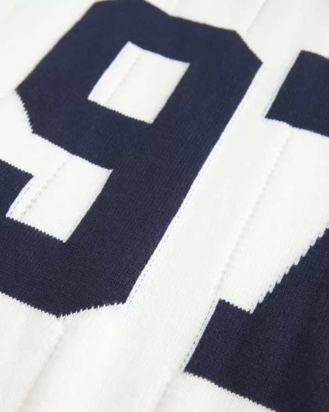 Easy Long-Sleeve Sweater Polo,Easy Long-Sleeve Sweater Polo