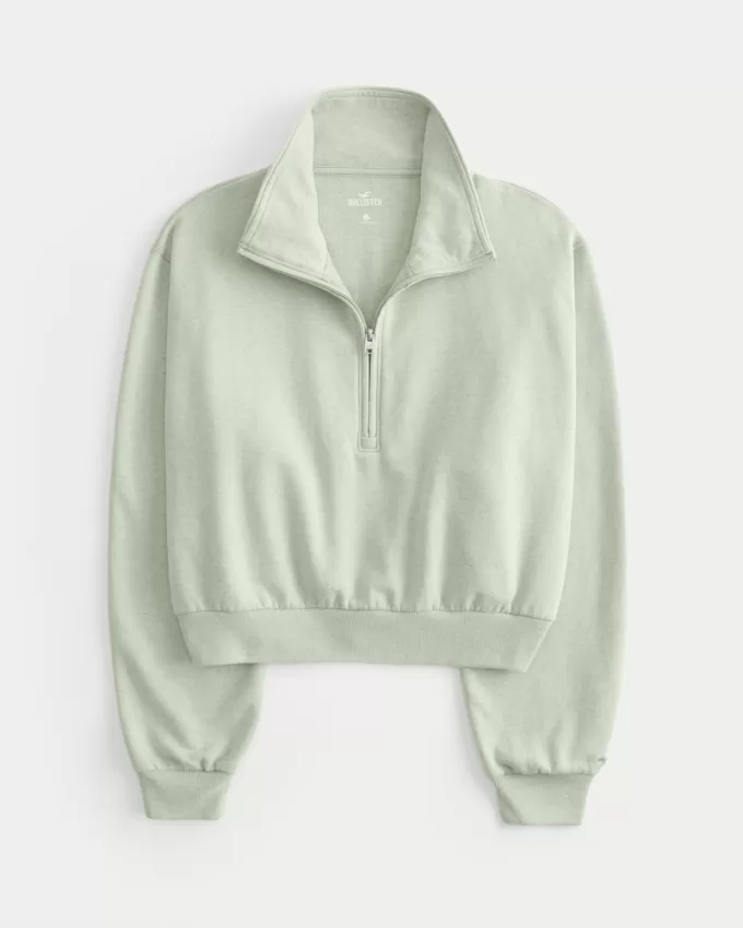 Easy Mini Half-Zip Sweatshirt,Easy Mini Half-Zip Sweatshirt