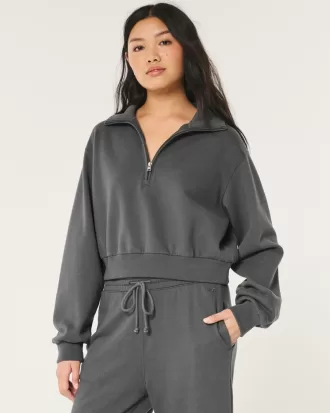 Easy Mini Half-Zip Sweatshirt,Easy Mini Half-Zip Sweatshirt