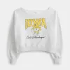 Easy Off-the-Shoulder Iowa Hawkeyes Graphic Sweatshirt,Easy Off-the-Shoulder Iowa Hawkeyes Graphic Sweatshirt