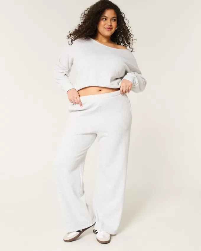 Easy Off-the-Shoulder Sweatshirt,Easy Off-the-Shoulder Sweatshirt